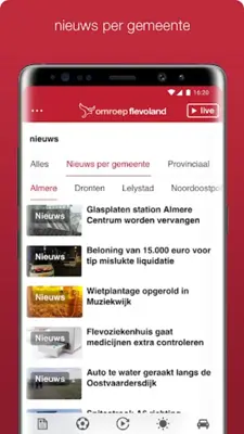 Omroep Flevoland android App screenshot 9