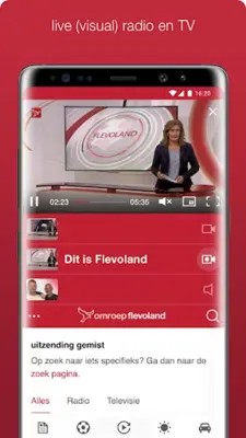 Omroep Flevoland android App screenshot 5