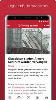 Omroep Flevoland android App screenshot 7